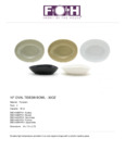 30 Oz. Oval Bowl_FOH Tides Collection
