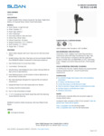 Sloan 5093250315 Spec Sheet Sloan 5093250315 Spec Sheet