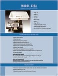 Patty-O-Matic 330A specsheet