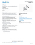 FAUCET SENSOR/SOAP DISP COMBO DECK MOUNT CP spec sheet FAUCET SENSOR/SOAP DISP COMBO DECK MOUNT CP spec sheet