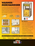 Benchmark USA Warmer/Merchandiser Specsheet Benchmark USA Warmer/Merchandiser Specsheet