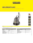 Karcher HDS 1.7/12 Specsheet Karcher HDS 1.7/12 Specsheet