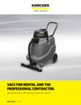 Karcher NT 68/1 Specsheet Karcher NT 68/1 Specsheet