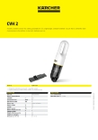 Karcher CVH 2 Specsheet Karcher CVH 2 Specsheet