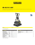 Karcher BR 40/10 C Specsheet