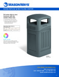 MasonWays® Rhino Refuse & Recycling Center