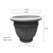 Romano Planter Specsheet