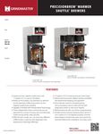 Grindmaster PBC Warmer Shuttle Spec Sheet Grindmaster PBC Warmer Shuttle Spec Sheet