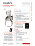 Cleveland PowerPan Specsheet