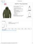 District DT6100 Hoodie Specsheet