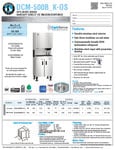 Hoshizaki DCM-500B_K-OS Specsheet