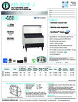 Hoshizaki KM-301BAJ Spec Sheet