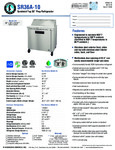 Hoshizaki SR36A-10 Spec Sheet