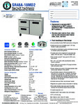 Hoshizaki SR48A-18MD2 Spec Sheet