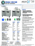 Hoshizaki SR48A-12M Spec Sheet Hoshizaki SR48A-12M Spec Sheet