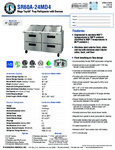 Hoshizaki SR60A-24MD4 Spec Sheet Hoshizaki SR60A-24MD4 Spec Sheet