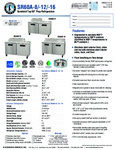 Hoshizaki SR60A-12 Spec Sheet