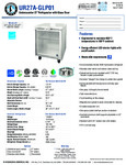 Hoshizaki UR27A-GLP01 Spec Sheet