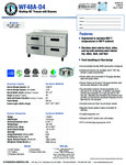 Hoshizaki WF48A-D4 Spec Sheet Hoshizaki WF48A-D4 Spec Sheet