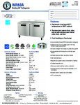 Hoshizaki WR60A Spec Sheet