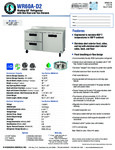 Hoshizaki WR60A-D2 Spec Sheet