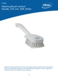 BRUSH,WASHING,STIFF,10",PP/PBT,WHITE spec sheet