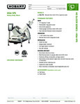 Hobart HS6-1PS Specsheet