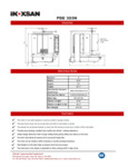 PDE303N Spec sheet PDE303N Spec sheet