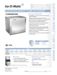 Ice-O-Matic Elevation Series Specsheet