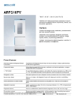 accucold ARFG18PV Specsheet accucold ARFG18PV Specsheet