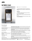 Summit QCSMW1OAK Specsheet Summit QCSMW1OAK Specsheet
