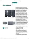 Orbis BulkPak HDR7848-34 Specsheet Orbis BulkPak HDR7848-34 Specsheet