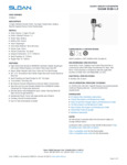 Sloan 3790013 Specsheet