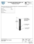 T&S 015892-40 Pedestal for B-1211 Glass Filler Spec Sheet