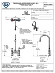 FAUCET DECK MT 4"C 5-3/4" GOOSENECK WB 9.8 GPM FAUCET DECK MT 4"C 5-3/4" GOOSENECK WB 9.8 GPM
