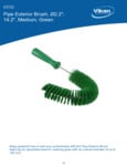 HOOK BRUSH, GREEN spec sheet
