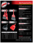 537906 Libman Multi Purpose Dust Pan Spec Sheet