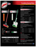 537955 Libman Scrubbing Sponge Mop Spec Sheet