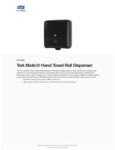 Tork Elevation Matic® 5510282 Black Hands Free Paper Towel Dispenser Tork Elevation Matic® 5510282 Black Hands Free Paper Towel Dispenser