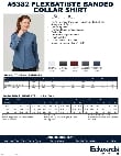 FLEXBATISTE BANDED COLLAR SHIRT 5382 Spec Sheet FLEXBATISTE BANDED COLLAR SHIRT 5382 Spec Sheet