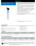 Bunn WEQ 56000.0029 Single Water Filtration System - 54,000 Gallons