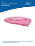 LID,PAIL,3 GAL.,PP,PINK spec sheet