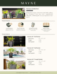 5692851CH_2851-CH_Horizon_Planter_SpecSheet 5692851CH_2851-CH_Horizon_Planter_SpecSheet