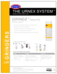Urnex 17-G01-UX430-12 15.2 oz. Grindz Coffee / Espresso Grinder Cleaner  Granules
