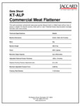 Jaccard KT-ALP Specsheet