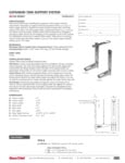 598 SERIES - TANKBRACKET EXPANSION TANK SUPPORT - SPEC SHEET 598 SERIES - TANKBRACKET EXPANSION TANK SUPPORT - SPEC SHEET