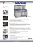Imperial 60" Electric Ranges Imperial 60" Electric Ranges