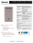 Rinnai Specsheet
