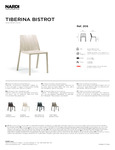 Nardi Tiberina Bistrot Specsheet