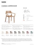 Nardi Cassia Armchair Specsheet